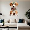 Playful Pooch Graphic Template A cute and playful puppy with a clear background, suitable for personal or commercial use.
