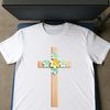 Sacred Symbol Cross Design A high-quality transparent image of a traditional religious cross in the form of a crucifix.