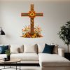 White Cross Image A white PNG image of a cross with a clear background, suitable for religious or personal use.