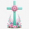High-Resolution Cross Design for Printing High resolution image of a traditional religious cross in vector format.