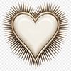 Transparent Love Heart Image Free Download A high-resolution transparent PNG image of a heart icon in clear background.
