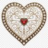 Beautiful Transparent Heart Image A large, high-resolution heart icon with a transparent background, ideal for print and digital use.