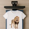 Wildlife Illustration - Lion in Clear Background A large, high-resolution image of a lion with a clear background.