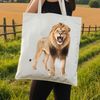 Regal Lion Silhouette with Clear Background A high-resolution illustration of a majestic lion with a clear transparent background.