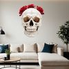 Transparent Skull Image A transparent skull with a clear background, suitable for commercial or personal use.