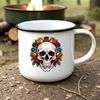 Skeleton Skull Graphic in High Definition A detailed, high-quality skull graphic in PNG format with no background.