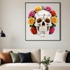 High Resolution Skull Design for Commercial Use A detailed illustration of a skull with a clear background and transparent PNG format.