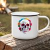 A high-resolution transparent skull with a clear background, suitable for sublimation printing.