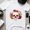 A clear view of a transparent skull with a simple background, suitable for graphic design and DIY projects.