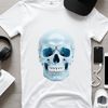 A transparent skull graphic with clear background A high-resolution transparent skull image with a clear background for commercial or personal use.