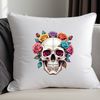 Decorative Transparent Skull Illustration A high-resolution transparent skull illustration with a clear background, suitable for sublimation printing.
