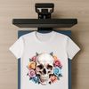 A high-resolution transparent skull illustration in PNG format for commercial or personal use.