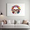 A detailed skull image in PNG format suitable for various commercial uses.