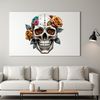 High-Res Skull Image with Plain Background A clear, high-resolution transparent skull image with a plain background.