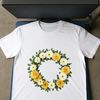 Beautiful Transparent PNG Flower Garland A high resolution floral wreath with transparent background, suitable for commercial or personal use in various designs.
