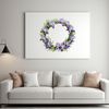 Decorative Flower Garland Download A high-resolution transparent PNG image of a decorative flower wreath with clear background.