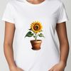 Large, high-resolution sunflower with clear background and transparent edges.