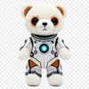 A high-resolution transparent teddy bear graphic in a clear background.