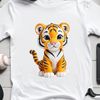 High-Res Tiger Portrait PNG A high-resolution transparent PNG image of a majestic tiger standing on its hind legs.