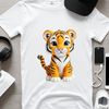 Large High-Resolution Tiger PNG Image A large, high-resolution PNG image of a tiger in clear background.
