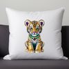 A high-resolution image of a tiger with a clear background.
