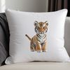 A large, high-resolution PNG image of a tiger with a clear transparent background.