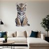 A high-resolution transparent image of a tiger, suitable for commercial and personal use.