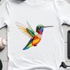 High-Res Hummingbird Silhouette A clear background PNG image of a hummingbird in flight.