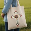Beautiful Religious Symbol PNG A high-resolution transparent PNG image of a simple floral adorned crucifix, suitable for commercial and personal use.