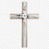 Beautiful Crucifix Design for Print A clear and high-resolution image of a crucifix with a transparent background.