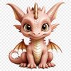 A detailed illustration of a mythical creature in the form of a dragon with a clear background.