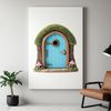PNG Fairy Door Illustration A whimsical fairy door with intricate details in a transparent PNG format, suitable for commercial use.