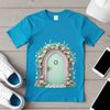 Enchanted Entrance: A Clear Background Fairy Door A detailed, transparent fairy door with a clear background, suitable for printing or digital use.