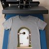 Beautifully Designed Fairy Portal A whimsical fairy door with a clear background for commercial or personal use, designed for printing or digital applications.