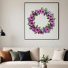 Free High-Resolution Flower Wreath Clipart A high-resolution floral wreath design with a transparent background.