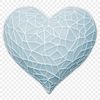 Stylized Love Heart Clip Art A high-resolution transparent PNG image of a stylized love heart.