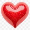 Simple Bold Heart Symbol Design A high-resolution PNG file featuring a simple, bold design of a heart symbol suitable for commercial or personal use.