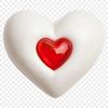 A high-resolution transparent love heart PNG icon for commercial or personal use.