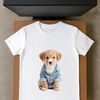 Free High-Res Dog Silhouette A high-resolution PNG image of a playful puppy on a clear background, suitable for sublimation and commercial use.