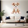 Transparent Puppy Icon A cute puppy sitting on a transparent background.