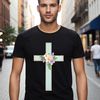 A transparent PNG icon of a crucifix with a clear background, suitable for digital designs.
