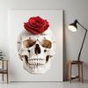 A high-resolution skull graphic with a clear background.