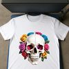 Beautiful Skull Clipart with Clear Background A transparent PNG image of a detailed skull with a clear background for creative projects.