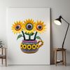 Transparent Sunflower PNG Image A high-quality transparent sunflower illustration suitable for commercial use in various creative projects.