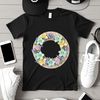 Floral Wreath Template for Sublimation Printing A high-resolution floral wreath with clear background, suitable for sublimation printing or digital editing in Procreate.
