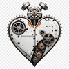 Heart Graphic with Transparent Background A simple, high-resolution PNG heart graphic with a transparent background.