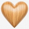 Heart Graphic Design Element A high-resolution transparent heart icon with a clear background.