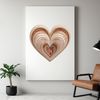 Transparent Heart Graphics Design A high resolution transparent PNG heart with a clear background, suitable for digital use.