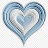 Love Heart Icon in High Res PNG Transparent love heart icon in high resolution for commercial or personal use.