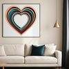 Beautiful Transparent PNG Heart Graphic A high-resolution transparent PNG image of a heart with a clear background, suitable for commercial or personal use.